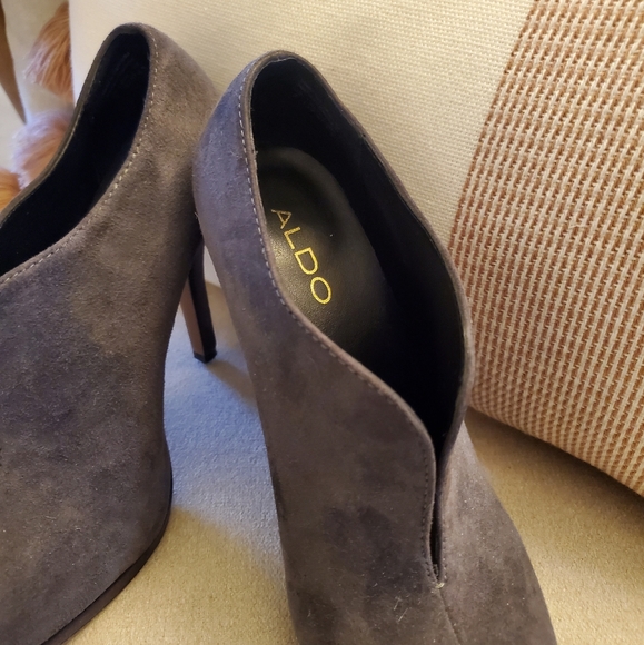 Aldo Platform Suede Bootie - Picture 2 of 4